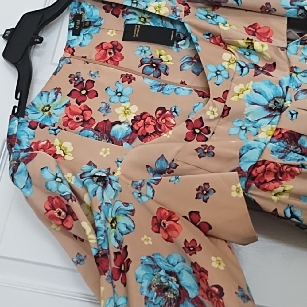 NWT AFRM from Nordstrom Plus size Anita Floral side cutout baby doll dress -3X - Picture 4 of 7